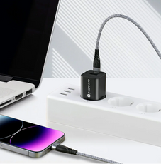 Kabel EverActive CBB-1CIG USB-C - iPhone 1m