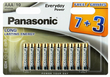 Bateria Panasonic LR03EPS/10BW 7+3F op.120 sztuk