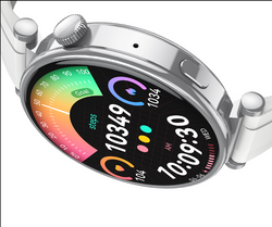 Smartwatch XO GT4 mini srebrny Amoled