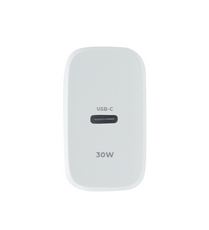 Ładowarka Maxlife MXTC-10 30W 1x,USB-C QC biała