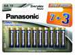 Bateria Panasonic LR6EPS/10BW 7+3F op.120 sztuk