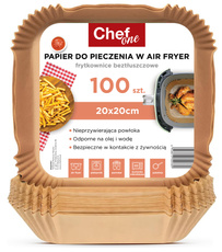 Wkład papierowy do airfryer 20x20cm -100 sztuk