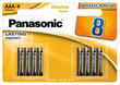 Bateria Panasonic LR03APB/8BW (AAA) op.96 - komplet 8 sztuk