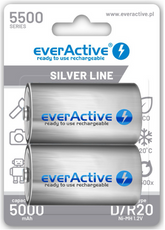 Akum. everActive R20/2BP 5500 Silver Line