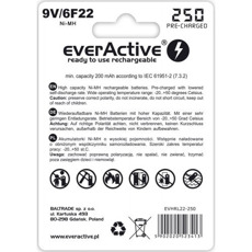 Akumulator everActive 9V  250mAh