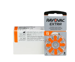 Bateria słuchowa Rayovac AU13 - komplet 8 sztuk