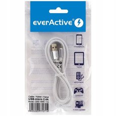 Kabel everActive CBS-1MW USB-micro 1,5m 2.4A silikon