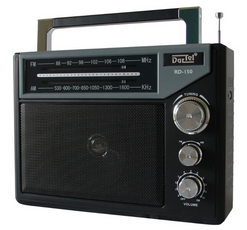 Radio Dartel RD150  czarne duże