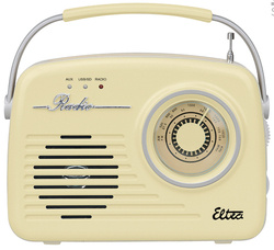 Radio Eltra Luiza retro waniliowa USB/SD/MP3 akumulator