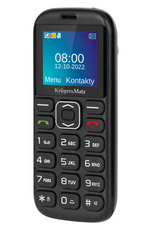 Telefon GSM Krüger&Matz KM0921 stacja dokująca, czarny, dual sim, sos