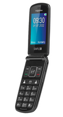 Telefon GSM Krüger&Matz KM0929.1 z klapką czarny dual sim, sos