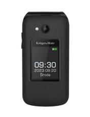 Telefon GSM Kruger&Matz KM0930.1 z klapką czarny dual sim, sos