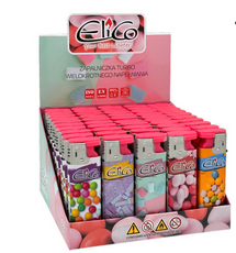 Zapalniczka Elico ULD1149 Bubble gum zapachowa żarowa  x50